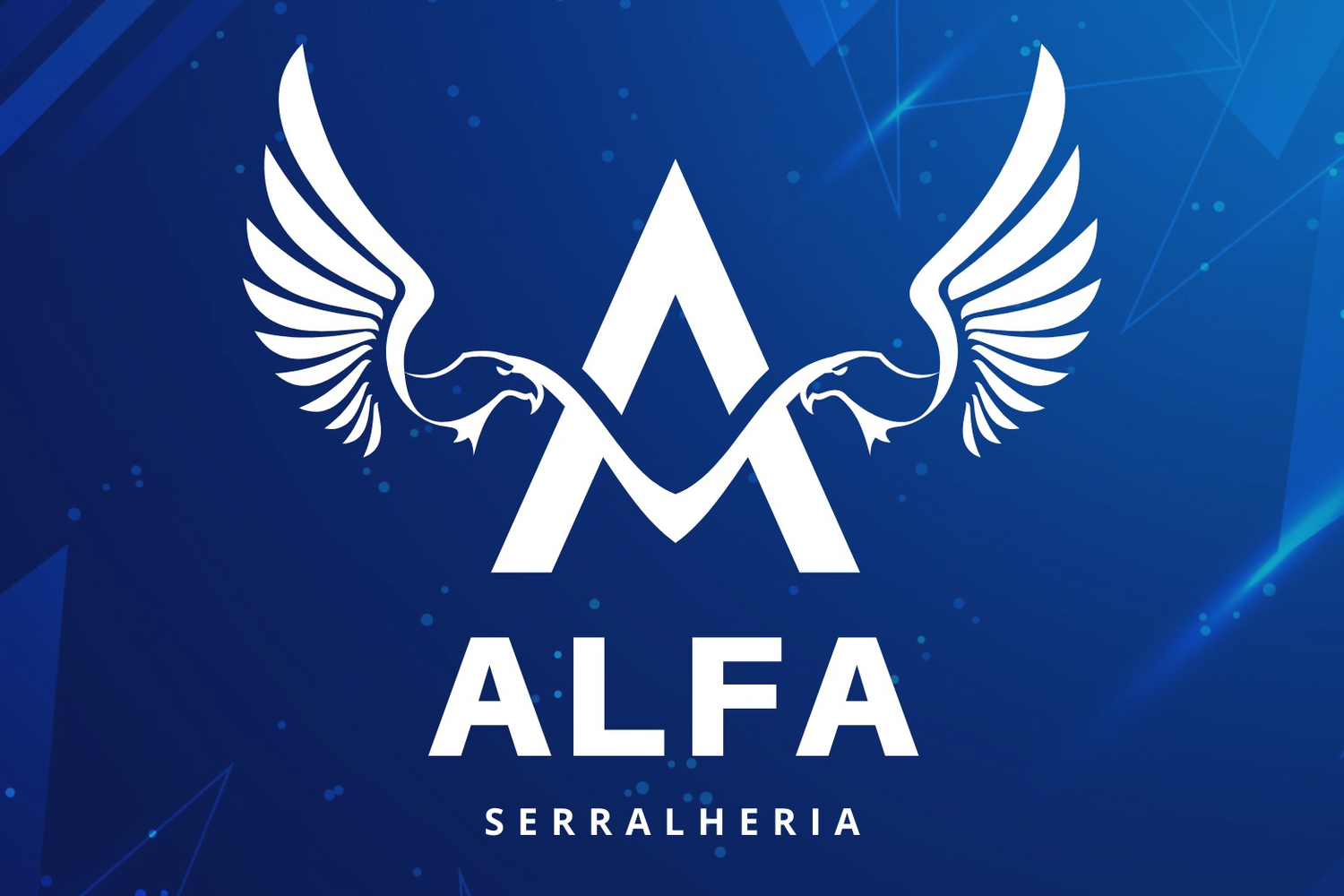 Logotipo Alfa Serralheria