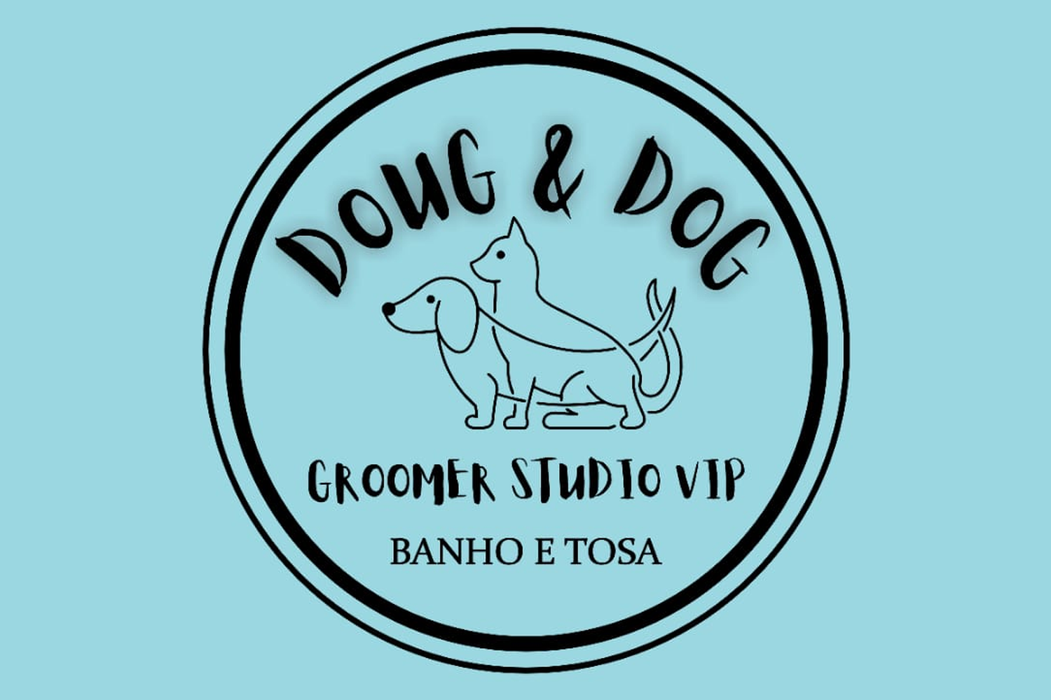 Logotipo Doug & Dog Groomer Studio VIP