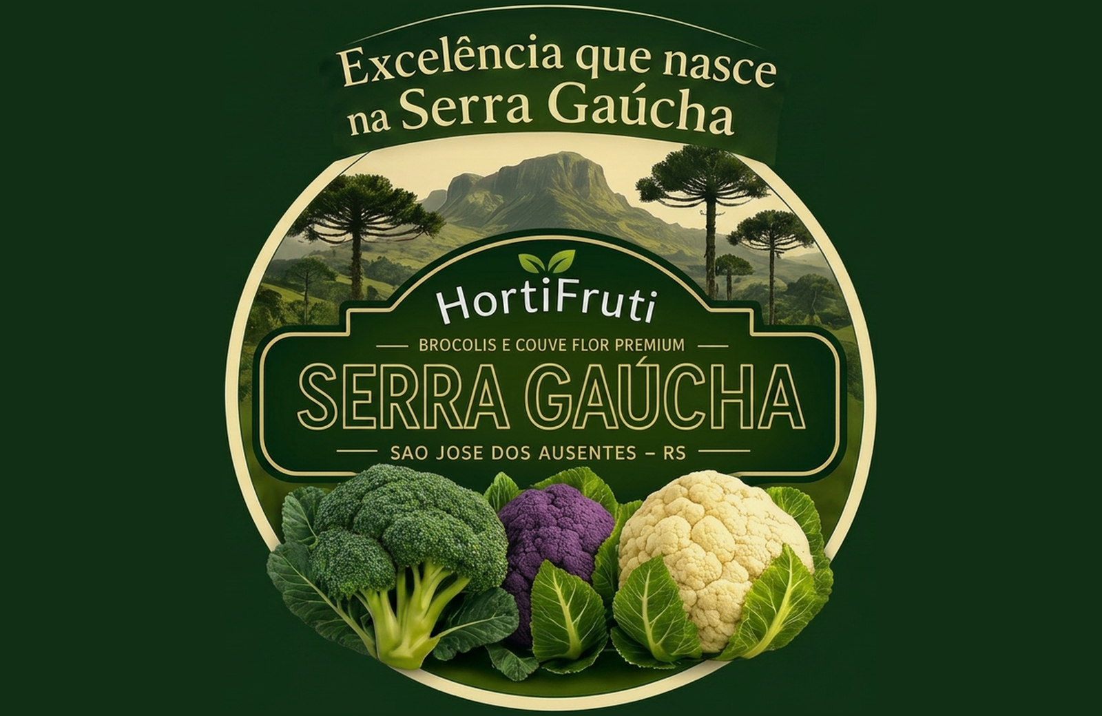 Logotipo HortiFruti Serra Gaúcha